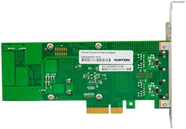Alt view image 2 of 5 - Gigabit Network Card with Intel I350 Chip,Dual-RJ45 PoE+ Ports PCI Express v2.1 x4 Ethernet Adapter Support Linux/Windows/Windows Xp/VMware