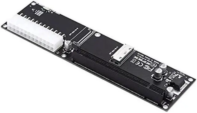Main image of Cablecc Oculink 8X SFF-8612 8611 to PCI-Express PCIE 16x Adapter with ATX 24pin Power Port for Mainboard Graphics Card