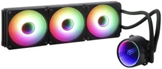 Alt view image 2 of 3 - Gelid Solutions Liquid 360 - All-in-One CPU AIO Water Cooler with 3X 120mm RGB Fan, 750-1800 RPM, AM5 and LGA 1700 Compatible, Includes GC4 Thermal Paste