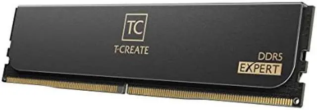 Alt view image 5 of 5 - TEAMGROUP T-Create Expert Overclocking 10L DDR5 96GB Kit (2 x 48GB) 6800MHz (PC5-54400) CL36 Desktop Memory Module Ram Black - CTCED596G6800HC36DDC01