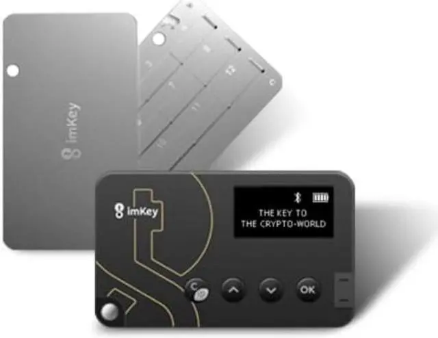 Main image of imKey Cryptocurrency Hardware Wallet and Seed Phrase Storage Kit, Offline Operates, Multi-Secure Device Supports, Safely Stores Your Crypto (Ethereum, Bitcoin, Litecoin and More), NFTs, Layer2, EV