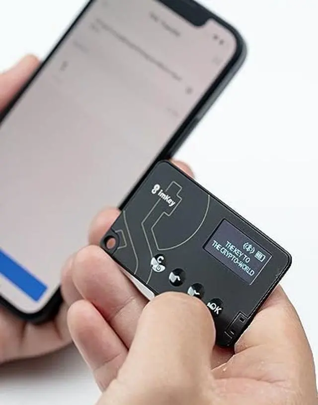 Alt view image 5 of 5 - imKey Cryptocurrency Hardware Wallet and Seed Phrase Storage Kit, Offline Operates, Multi-Secure Device Supports, Safely Stores Your Crypto (Ethereum, Bitcoin, Litecoin and More), NFTs, Layer2, EV