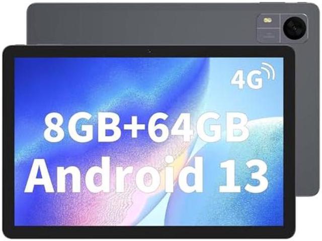 Android 13 Tablet 10.1 inch Tablets with 8GB RAM 64GB ROM 1TB Expand,  4GLTE, GPS, Octa-Core Processor, 1280x800 IPS Touch Screen, 13MP 8MP Dual