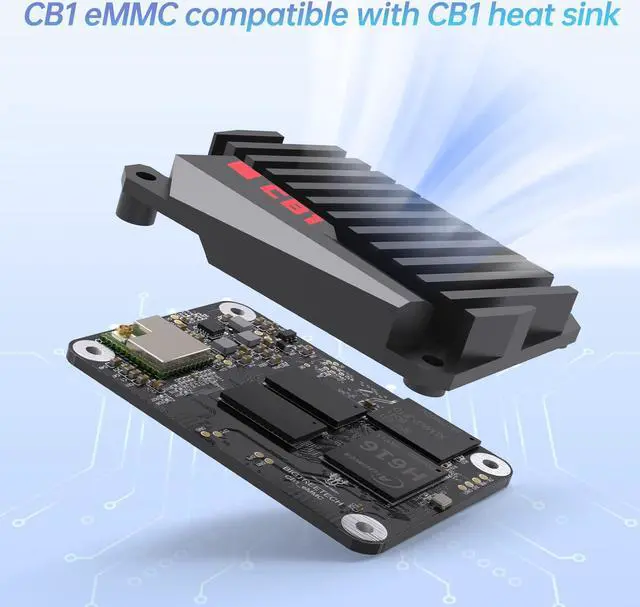 Alt view image 4 of 5 - BIGTREETECH CB1 eMMC V1.1 Control Board (1GB+32GB), Support Klipper Upgrade on CB1 V2.2 Compatible with Raspberry-Pi 3B/4B, Manta M8P/M5P/M4P, Manta E3EZ Motherboard, Pi4B Adapter 3D Printer Part