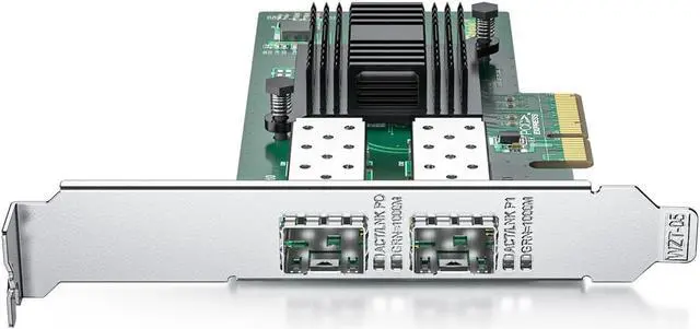 Alt view image 3 of 5 - ipolex Gigabit Dual Port NIC with Intel I350 Controller, 1.25G Ethernet Server Adapter Network Card, SFP Port, PCIe 2.1 X4, Compare to Intel I350-DA2, Support Windows Server/Linux/Freebsd/VMware