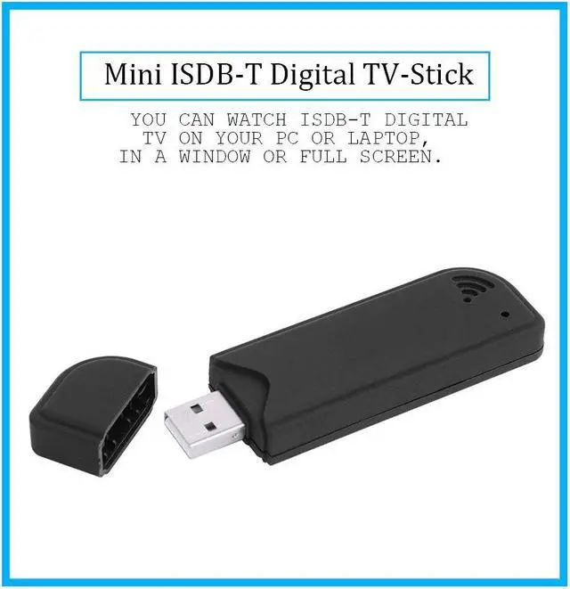 Alt view image 2 of 4 - Mini USB2.0 TV Receiver,ISDB-T Laptop Digital TV Stick Tuner Video Recorder,Portable Antenna,Stereo ISDB-T Broadcasting,Suitable for Home or Travel