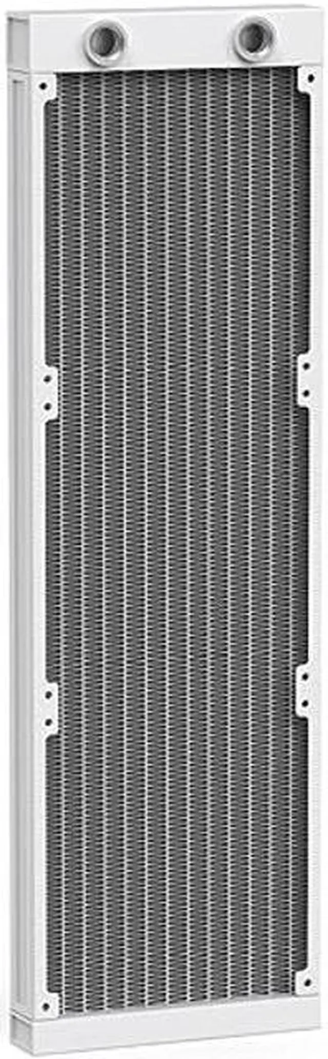 Main image of CLYXGS Water Cooling Radiator, 12 Pipe G1/4 Thread Heat Row Radiator 12 Pipe Aluminum Heat Exchanger Radiator for PC CPU Computer Water Cool System 360mm White