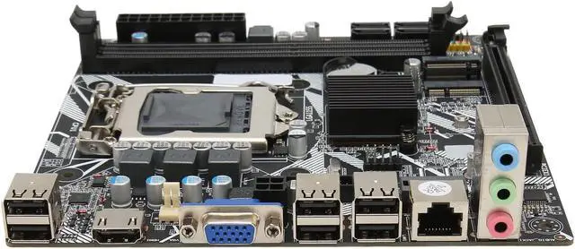 Alt view image 5 of 5 - Desktop Computer Motherboard,NVME M.2 VGA HD Output Mini ITX Motherboard for Computer PC Replacement