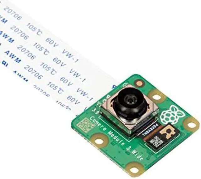 Main image of Arducam for Raspberry Pi Camera Module 3 Wide, 120deg(D) IMX708 Autofocus Pi Camera V3 with Acrylic Case, 15cm 15-22 Pin FFC Cable