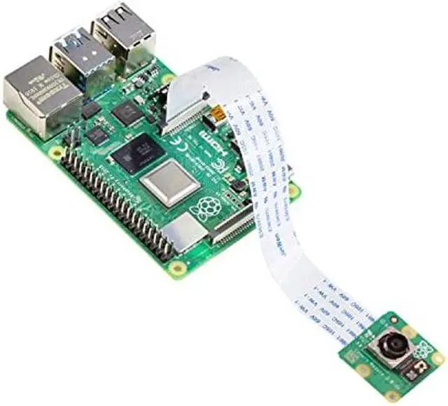 Alt view image 5 of 5 - Arducam for Raspberry Pi Camera Module 3 Wide, 120deg(D) IMX708 Autofocus Pi Camera V3 with Acrylic Case, 15cm 15-22 Pin FFC Cable