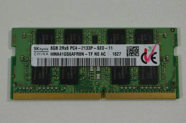 Alt view image 3 of 3 - SK hynix 8GB 2Rx8 PC4-2133P-SEO-11 HMA41GS6AFR8N-TF