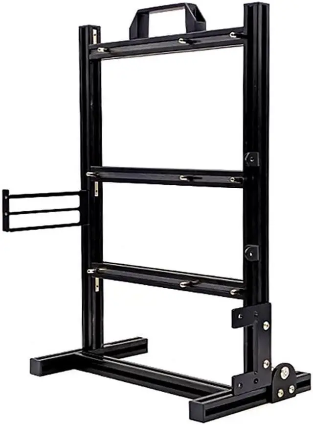 Main image of DIY Computer Chassis Bracket Open Motherboard Case Rack ATX Vertical Horizontal PC Game Chassis Rack Water-Cooled PC Test Bench Creative Overclocking Aluminum Frame Good Heat Dissipation All Black