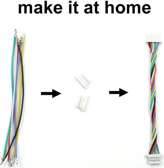 Alt view image 4 of 5 - I2C Qwiic Cable Kit Stemma QT Wire and SH1.0 Connectors Kit Bundle for SparkFun Development Boards Sensor Board Breakout Breadboard 4 Pin