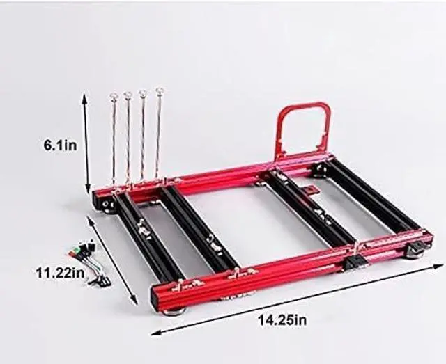 Alt view image 3 of 5 - Matx Itx Pc Test Bench Open Air Pc Case Micro ATX Case Bracket Aluminum DIY Bare Frame,Matx Test Bench Creative Personality DIY Chassis Bracket Open Chassis,Bench Case