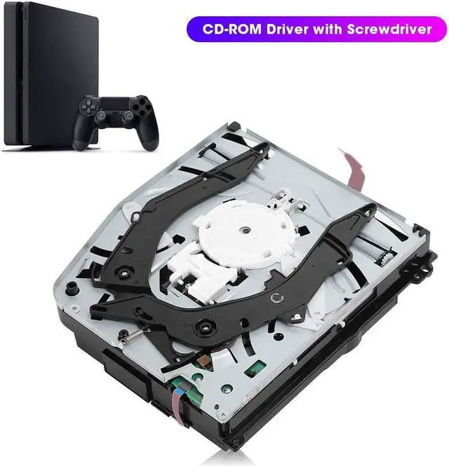 Alt view image 4 of 5 - Blu-ray Optical Disk Drive Replacement, Blu-ray Disk Blu-Ray CDROM Drive with Screwdriver Accessories for PS 4 Slim 2000 Host High Performance(PS4 Slim2000 Model)