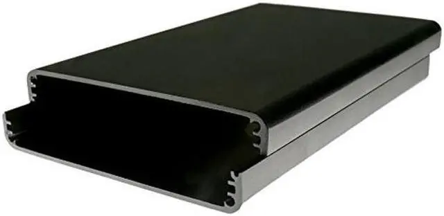 Alt view image 5 of 5 - NooElec Extruded Aluminum Enclosure Kit for HackRF One by Great Scott Gadgets (Black)