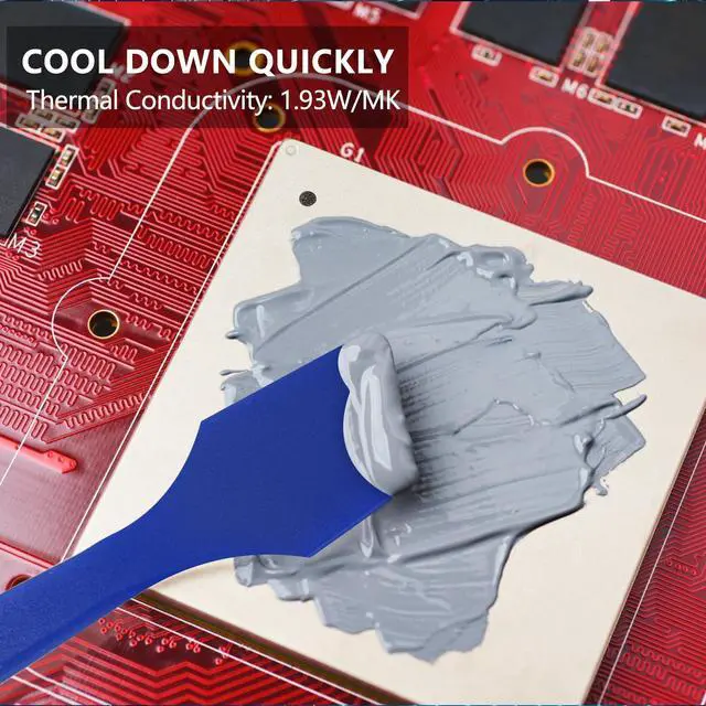Alt view image 5 of 5 - HY880-50g CPU Thermal Heatsink Grease Paste Compound Thermal Conductivity: >6.15W/m-k Carbon Based High Performance for CPU PC GPU PS5-50 Grams.. (!!Capacity:50g is The Third of one Bottle!!