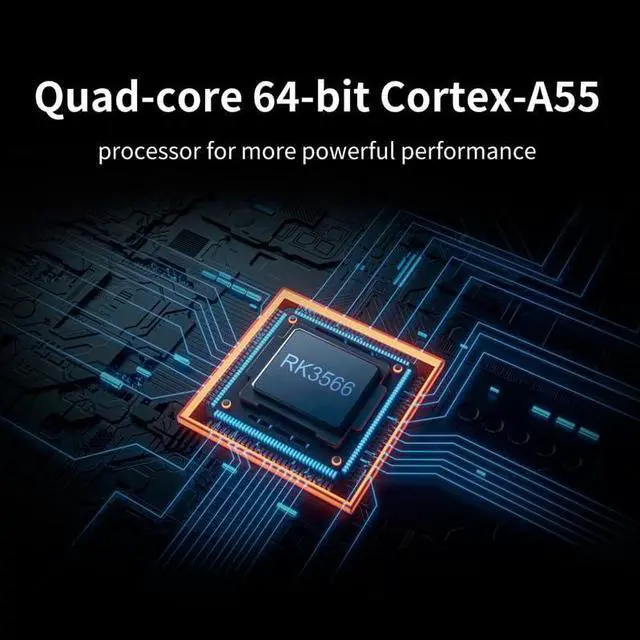 Alt view image 4 of 5 - Orange Pi Compute Module 4 Kit 8GB+64GB, Rockchip RK3566 Quad-Core 64-Bit with Base Board, Orange Pi CM4 8GB RAM 64GB eMMC Flash, Support 2.4/5.0GHz Wi-Fi & Bluetooth 5.0 (CM48G64G+Base Board)