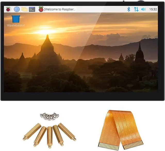 Main image of BIGTREETECH Upgrade PI TFT70 TFT LCD Display DSI 800x480 for Raspberry Pi Model 3D Printer Controller(7in Capacitive Touch Screen) (165X100mm)