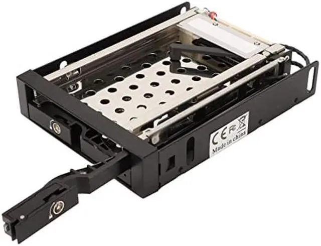 Main image of Hot Swap SATA Mobile Rack Backplane, 2.5in Trayless Hard Drive Hot Swap Bay, Dual Drive SATA Mobile Rack Enclosure Maximum 6Gbps Transfer Rate for Internal SATA I/II/III, SDD HDD