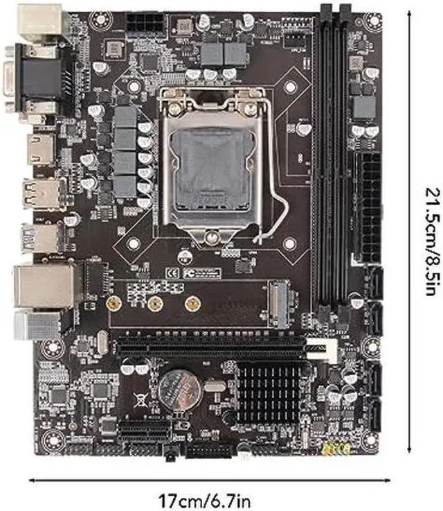 Alt view image 2 of 5 - Heayzoki H310 LGA 1151 Motherboard, Channel DDR4 Memory Slot Gaming Motherboard Supports 8th 9th Generation for Lvy Bridge for LGA1151 Micro ATX DDR4 Motherboard