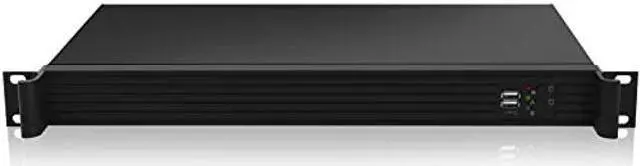 Alt view image 2 of 5 - RackChoice 1U Rackmount Server Chassis 9.84" Depth Support Mini-itx M/B only
