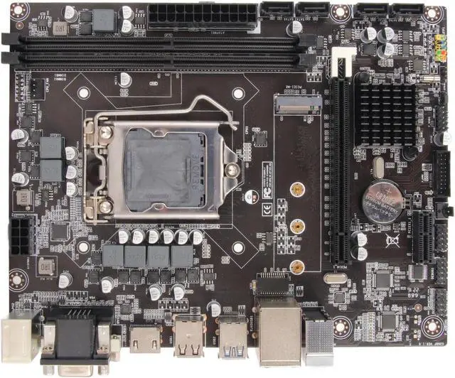 Main image of H310 LGA 1151 Motherboard, Max32GB DDR4 NVME M.2 SATA 6Gb Micro ATX Gaming Motherboard with PCIE HMDI DVI VGA Port, Supports 8th 9th G for Lvy Bridge for Intel Core