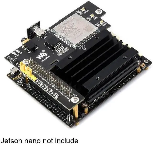 Alt view image 3 of 5 - SIM7600G-H 4G HAT for Jetson Nano 4G/3G/2G/GNSS Expansion Board Global Applicable Supports Global LTE CAT4 up to 150Mbps