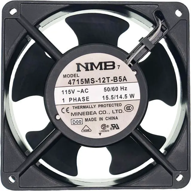 Main image of 4715MS-12T-B5A BTH 2-pin Cooling Fan,AC115V 15.5/14.5W 120 ×120 ×38mm 12038 Cooling Fan