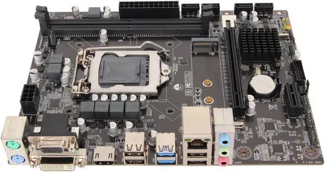 Main image of H310 LGA 1151 Motherboard Supports 8th 9th Generation Lvy Bridge forCore LGA1151, Micro ATX DDR4 Memory Slot, High Speed Chipset, Rich Expansion Ports for PC