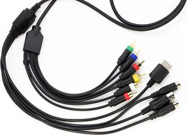 Alt view image 5 of 5 - whiteeeen 4 in 1 RGB Sync Video Audio RCA Cable for Sega Mega Drive MD1 MD2 Genesis Saturn DC Dreamcast SS RGBS Cord 6FT