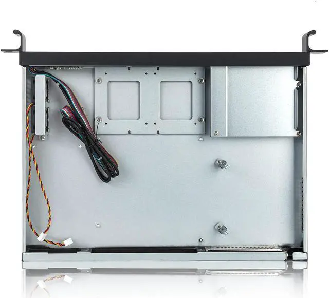 Alt view image 3 of 5 - RackChoice 1U Rackmount Server Chassis 12.1" Depth Support Mini-itx M/B only & 1U Flex PSU
