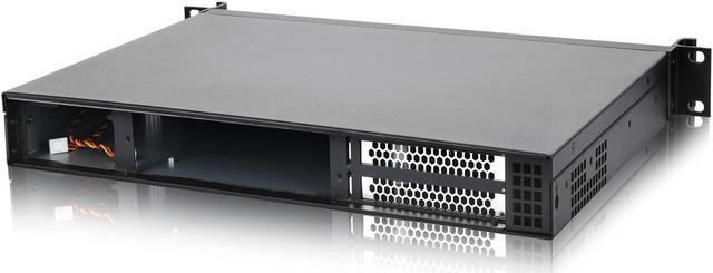 Alt view image 4 of 5 - RackChoice 1U Rackmount Server Chassis 12.1" Depth Support Mini-itx M/B only & 1U Flex PSU