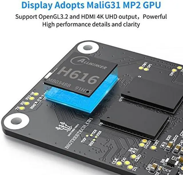 Alt view image 4 of 5 - BIGTREETECH CB1 V2.2 Core Control Board 100M 1GB DDR3 RAM Motherboard Support HDMI Klipper/Debian Compatible for Raspberry pi 4 / PI4B Adapter V1.0 Manta M4P/Manta 5P/M8P/E3 EZ 3D Printer Motherboard