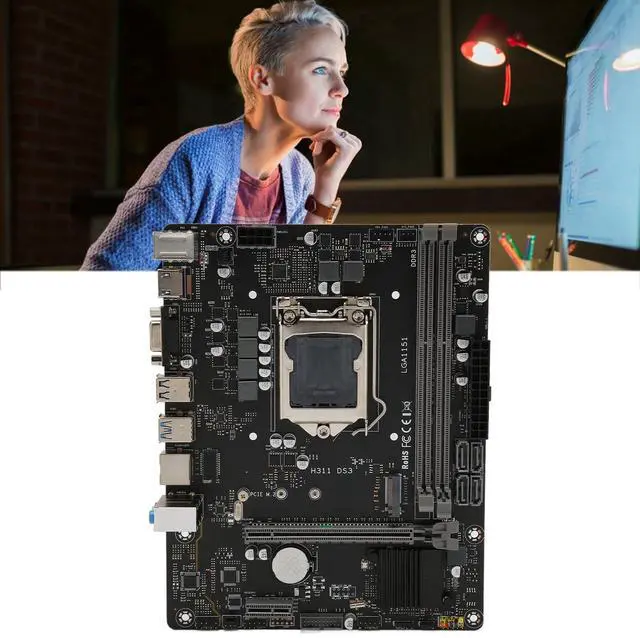 Alt view image 4 of 5 - LGA 1151 Desktop Motherboard M.2 PCIe 4.0 With 4 USB3.0, 4 USB2.0, HD VGA Output for Core 6th-9th Gen Gaming and Computer Replacement