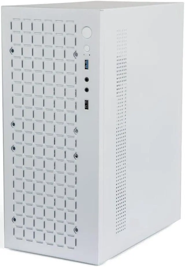 Main image of Micro ATX Case PC Case: MATX Case Mini PC ITX Desktop Computer Case Support Micro ATX MATX DTX ITX Mini PC with USB3.0, Support 3.5'' HDD (White)