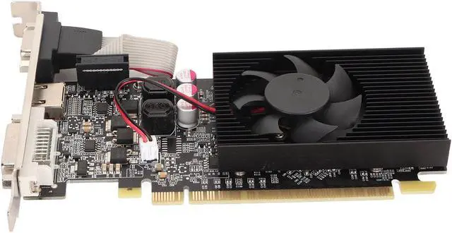 Main image of GT730 Computer Graphics Card, 2G 64bit DDR3 PC Single Cooling Fan Single Cooling Fan Support HDMI VGA DVI Output PCI Express 2.0 x 16 Bus Interface