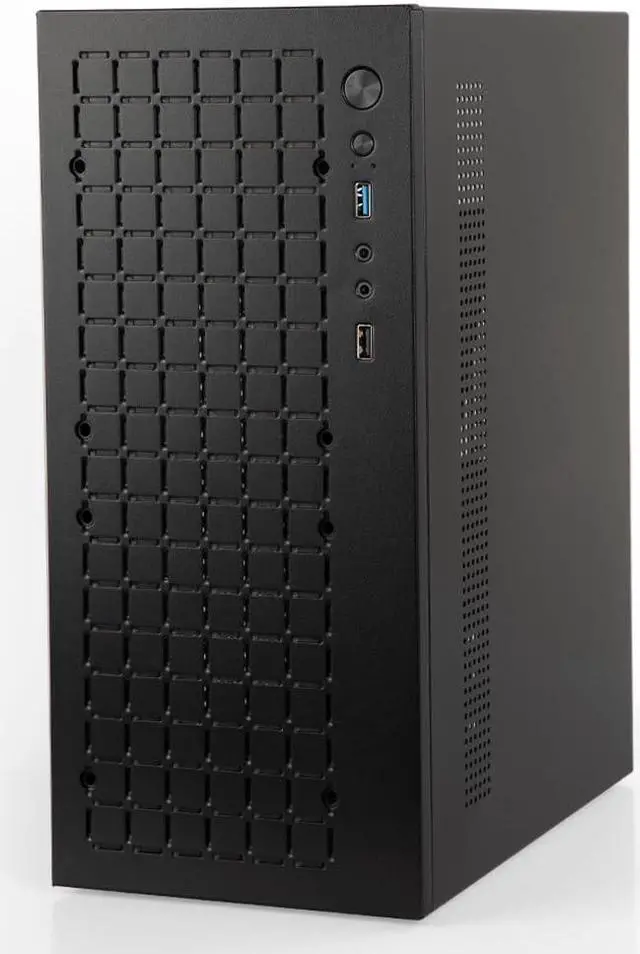Main image of Micro ATX Case PC Case: MATX Case Mini PC ITX Desktop Computer Case Support Micro ATX MATX DTX ITX Mini PC with USB3.0, Support 3.5'' HDD (Black)