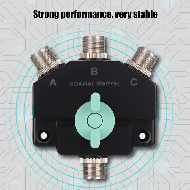 Alt view image 4 of 5 - Wideband Coax Switch, Connected to Three Antennas, Interface Made by Technology, Adjust The Received by Switching The Antenna.