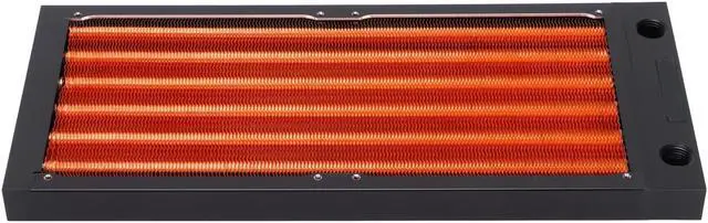 Main image of Water Cooling Radiator, 120 240 360mm 17mm Thick Fan CPU Liquid Cooler,Multiple Pipes,Water Discharge G1 4 Heat Exchangers,for Computer (240mm)