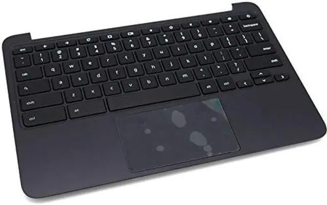 Main image of Deal4GO Top Cover Upper Case Palmrest TouchPad Assembly & Keyboard 917442-001 Replacement for H P Chromebook 11 G5 EE