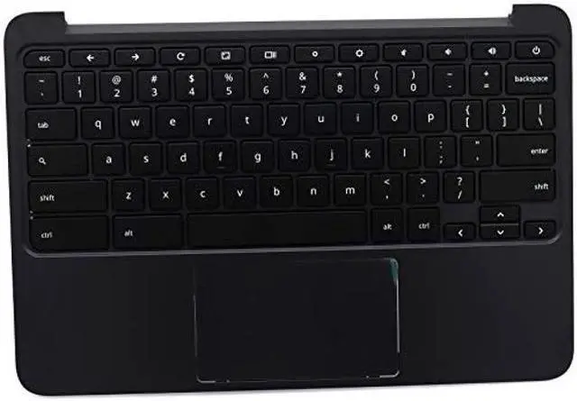 Alt view image 3 of 5 - Deal4GO Top Cover Upper Case Palmrest TouchPad Assembly & Keyboard 917442-001 Replacement for H P Chromebook 11 G5 EE