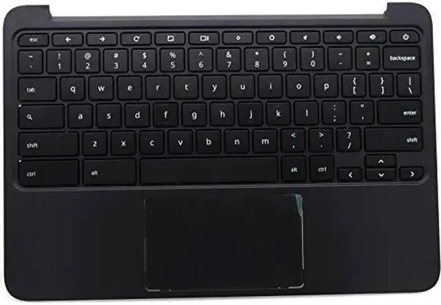 Alt view image 5 of 5 - Deal4GO Top Cover Upper Case Palmrest TouchPad Assembly & Keyboard 917442-001 Replacement for H P Chromebook 11 G5 EE