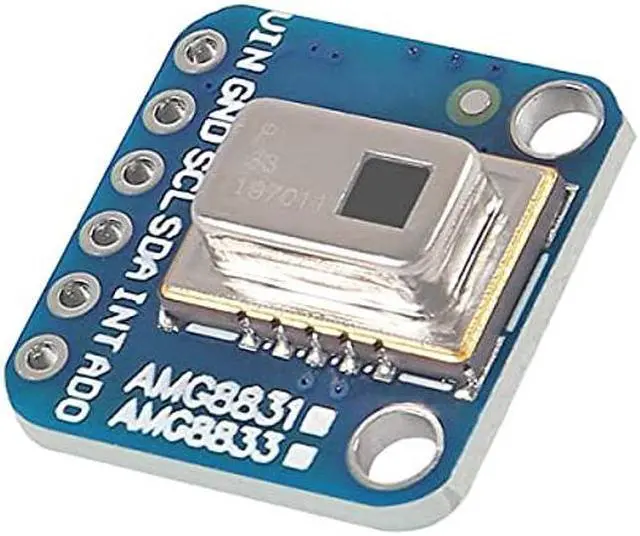 Alt view image 5 of 5 - DORHEA AMG8833 8 * 8 IR Thermal Camera Sensor Breakout Imager Array Temperature Sensor Module Grid-Eye 8x8 Infrared Camera Module Array Board IIC I2C 3-5V for Raspberry Pi AMG-8833