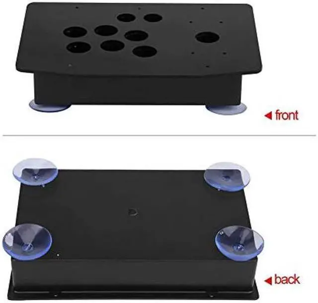 Alt view image 5 of 5 - FTVOGUE DIY Arcade Panel Black Case DIY Set Kits Acrylic Panel and Inclined Cases Replacement for Arcade Game