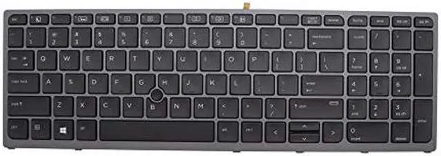 Main image of New Replacement Keyboard for HP Zbook 15 G3 G4 Zbook 17 G3 G4 backlit Pointer US 848311-001 PK131C31A00