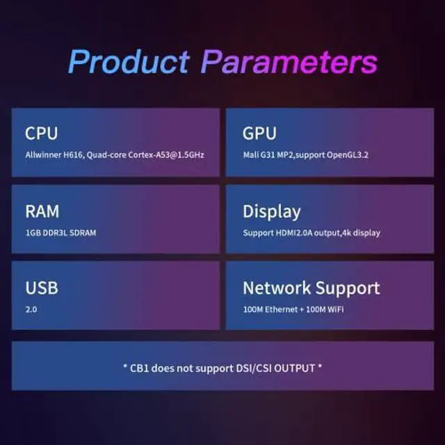 Alt view image 4 of 5 - BIGTREETECH CB1 V2.2 Core Control Board, 1GB RAM, 100M Ethernet + 100M WiFi, Support HDMI, Compatible with Raspberry Pi 4, Pi4B Adapter, Manta M8P/ M4P Motherboard to Run Klipper Firmware