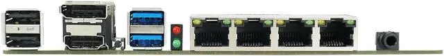 Alt view image 4 of 5 - N100 Industrial Motherboard NAS 4 Cores 4 Threads Low Power Processor 4x2.5G i226 Network M.2 Slot 6xSATA DP HDMI 2.0 PCIE x1 .1*M2_ SSD NVME/NGFF+ 1*M.2_ NVME