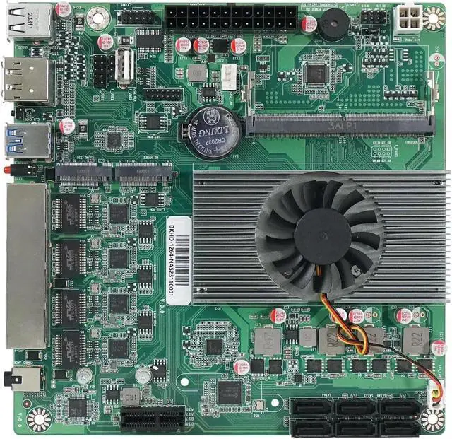 Main image of N100 Industrial Motherboard NAS 4 Cores 4 Threads Low Power Processor 4x2.5G i226 Network M.2 Slot 6xSATA DP HDMI 2.0 PCIE x1 .1*M2_ SSD NVME/NGFF+ 1*M.2_ NVME