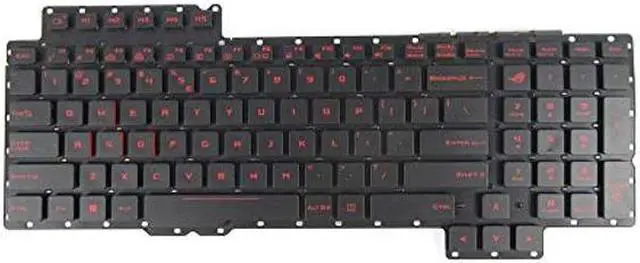 Main image of Abakoo New Keyboard Compatible with ASUS ROG G752 G752VS G752VM G752VL G752VY G701VI G752VT with Backlit no Frame US Red